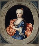 Jean-Franc Millet Retrato de la infanta Maria Teresa France oil painting artist